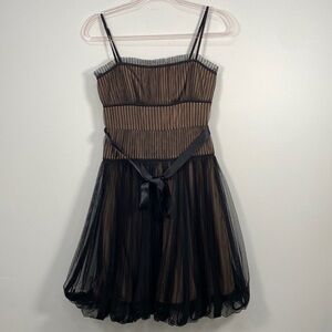 BCBGMaxazria Y2K Pleated Mesh Mini Dress/Cocktail Dress/Formal Women's 2